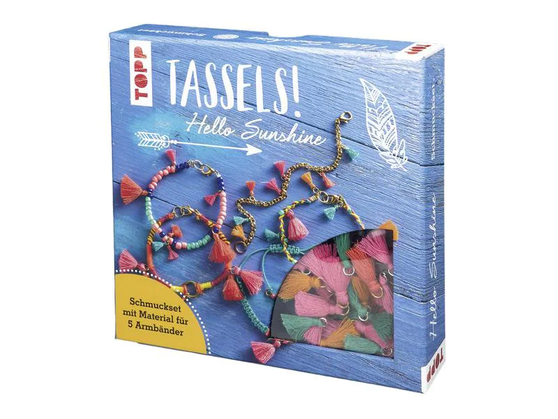 Frechverlag Schmuck Bastelset Tassels! Hello Sunshine