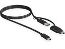 ICY BOX USB-Kabel IB-CB034 USB C - USB A 1 m