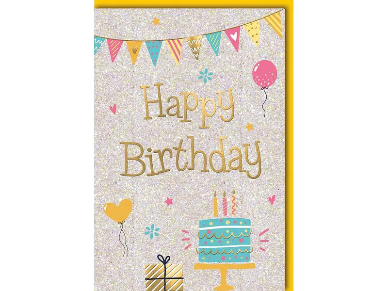 Braun + Company Glückwunschkarte Geburtstag 11.5 x 17 cm, inkl. Couvert