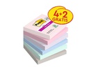 Post-it Notizzettel Super Sticky Promotion 7.6 x 7.6 cm, 6 Blöcke