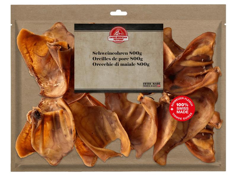 Swiss Mountain Petfood Schweineohren, 800 g