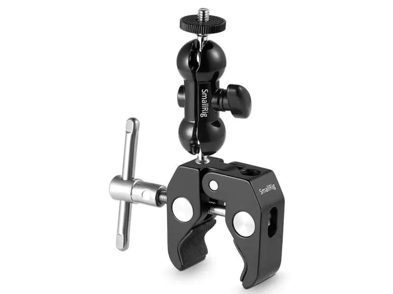 Smallrig Clamp mit Kugelkopf und 1/4 Schraube