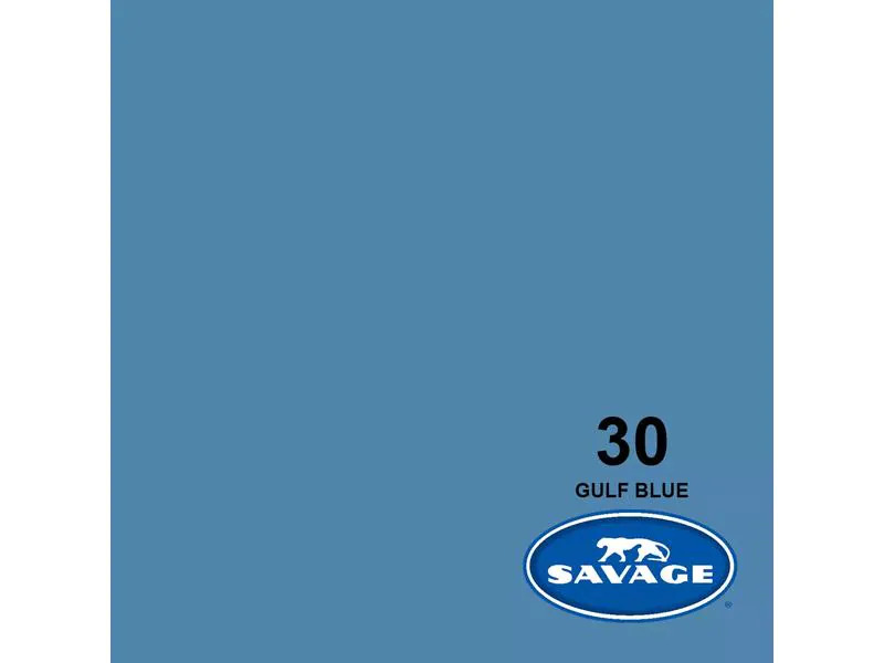 Savage Hintergrund Papier 2.72 x 11m Gulf Blue