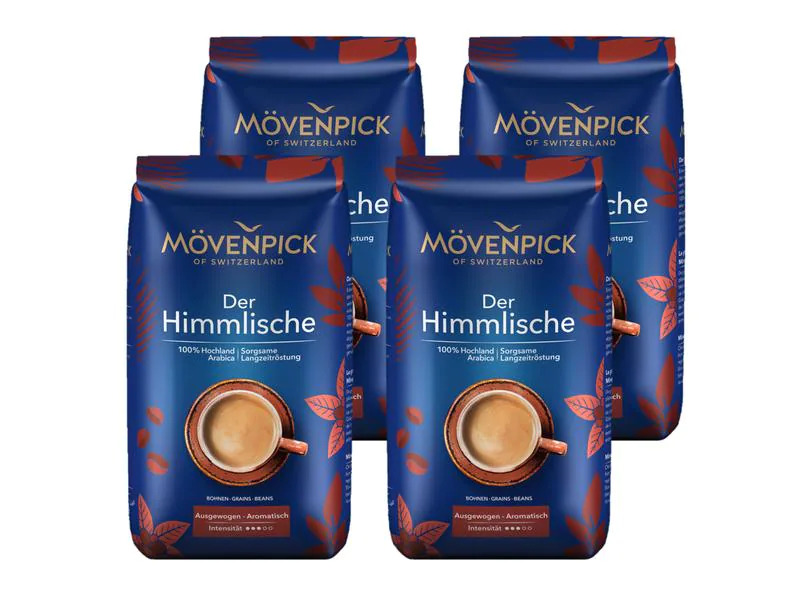 Mövenpick Kaffeebohnen Der Himmlische 4 x 1 kg