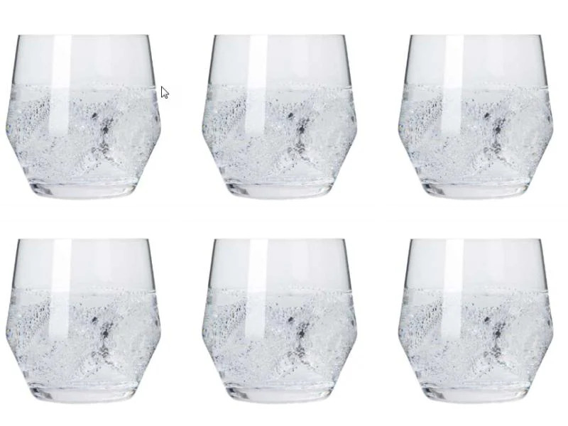 Leonardo Whiskyglas Puccini 310 ml, 6 Stück, Transparent 