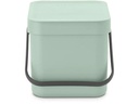 Brabantia Komposteimer Sort &amp; Go 6 l, Hellgrün