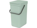 Brabantia Recyclingbehälter Sort &amp; Go 12 l, Hellgrün