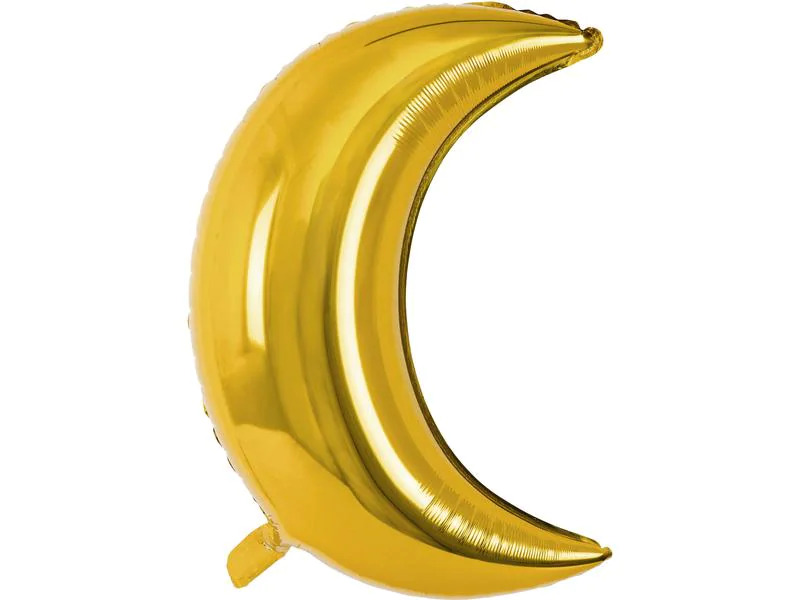 Partydeco Folienballon Moon Gold