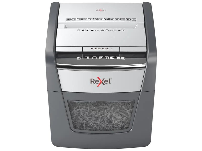 Rexel Aktenvernichter Optimum Autofeed+ 45X P-4, 45 Seiten