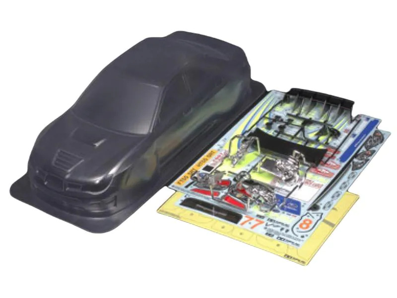 Tamiya Karosserie Subaru Impreza WRC 2007, unlackiert, 190 mm, 1:10