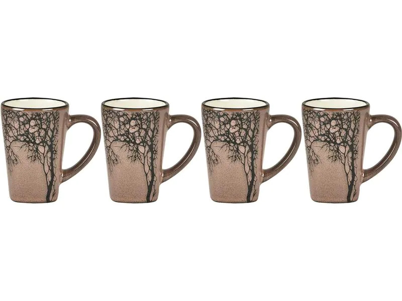 Villa Collection Espressotasse Hela 100 ml , 4 Stück, Dunkelrosa