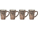 Villa Collection Espressotasse Hela 100 ml , 4 Stück, Dunkelrosa