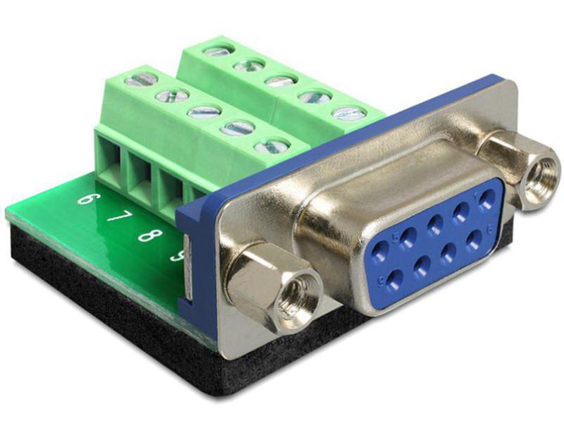 Delock Adapter RS-232 DB9 (f) - Terminalblock 0 cm