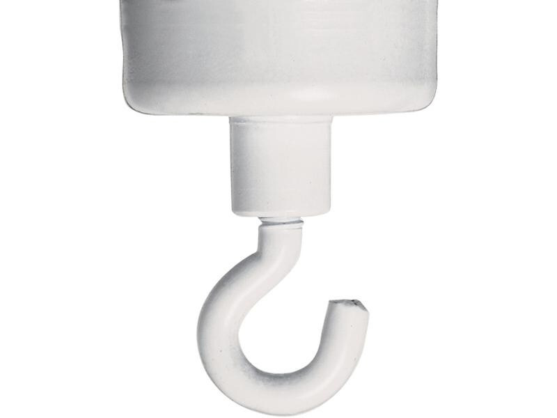 Franken Hakenmagnet Ø 37 mm, 1 Stück, Weiss