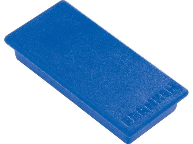 Franken Haftmagnet 23 x 50 mm, 10 Stück, Blau