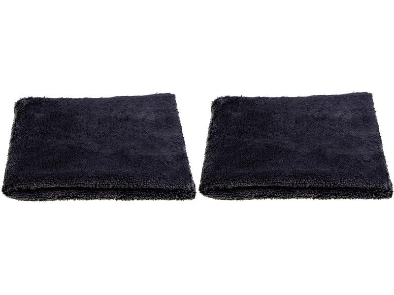 Edi Baur Mikrofaser-Reinigungstuch Hydrofil 2 Stück, Schwarz