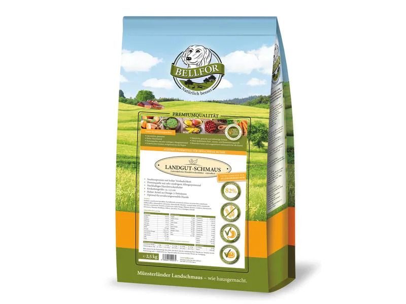 Bellfor Trockenfutter Landgut-Schmaus Insekten, 2.5 kg