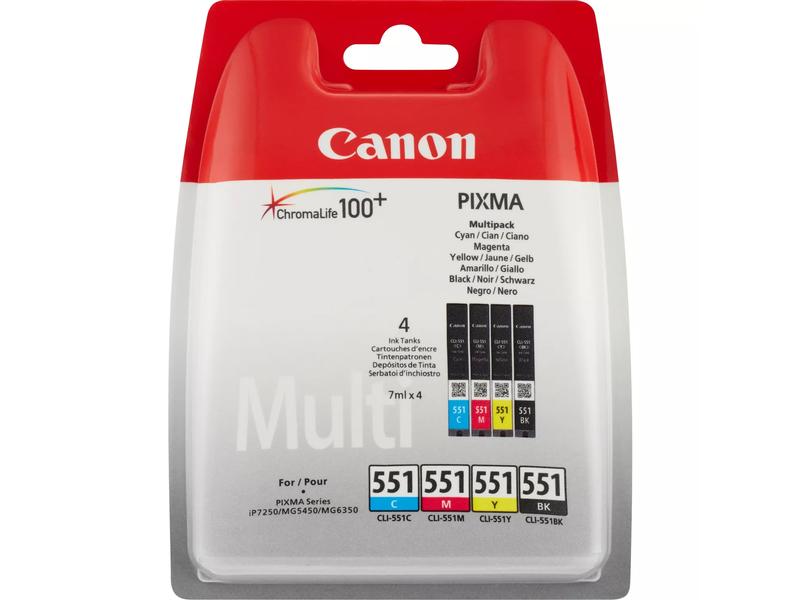 Canon Tinte CLI-551 BK, C, M, Y