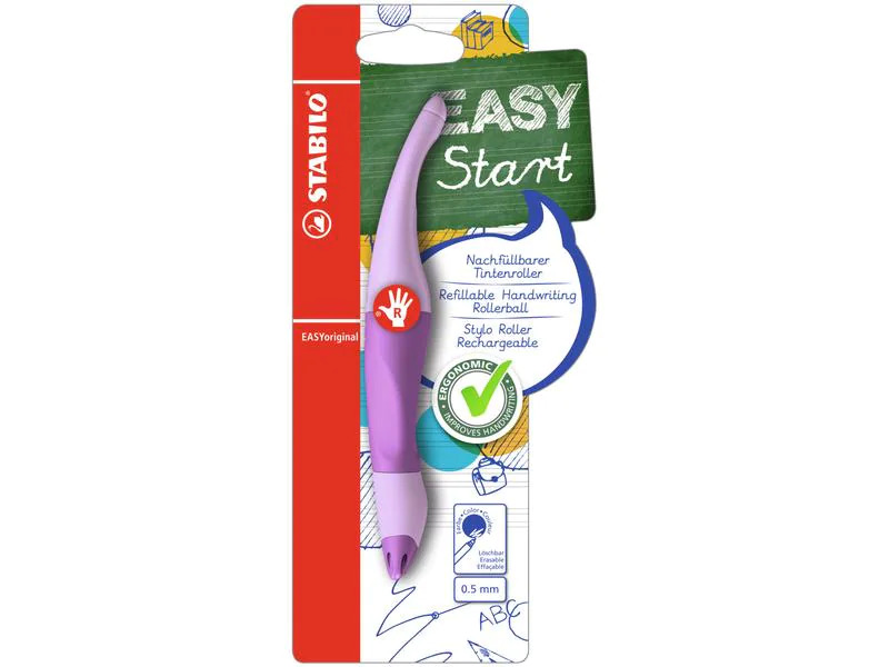 STABILO Rollerball EASYoriginal Pastell 0.5 mm, Rechtshänder, Lila