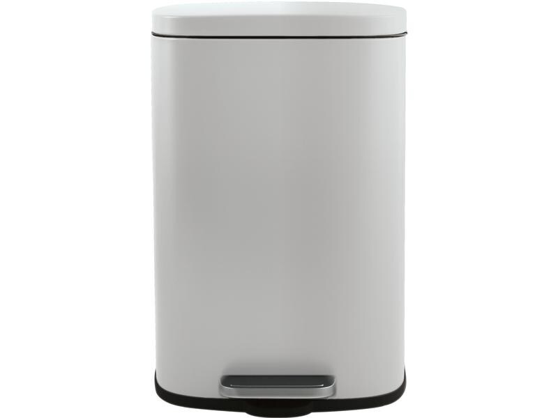spirella Treteimer Poubelle Akira Matt 30 l, Weiss