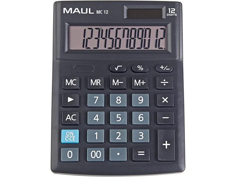 Maul Taschenrechner MC12 Schwarz