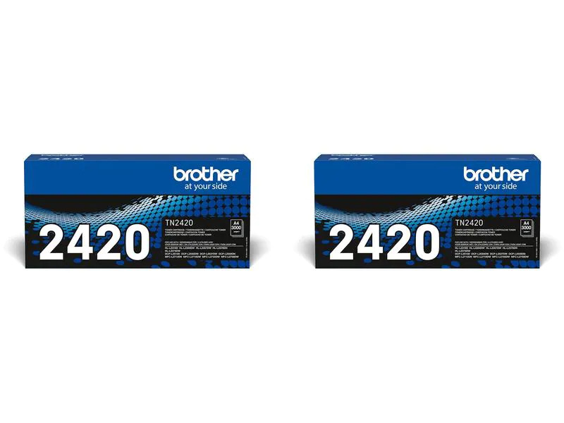 Brother Toner TN-2420 TWIN PACK Schwarz