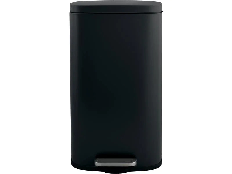 spirella Treteimer Poubelle Akira Matt 50 l, Schwarz