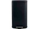 spirella Treteimer Poubelle Akira Matt 50 l, Schwarz