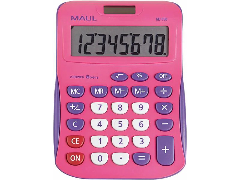 Maul Taschenrechner MJ550 Junior Pink