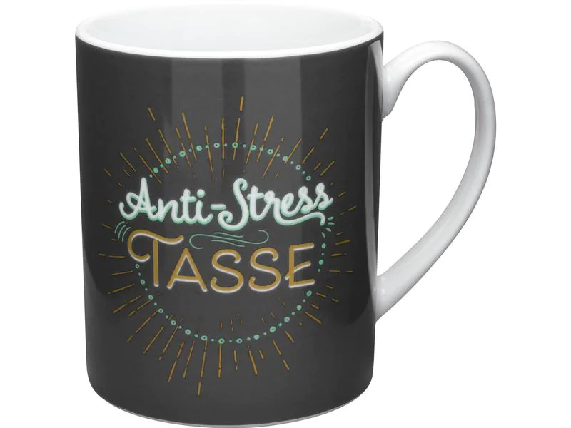 Sheepworld Universaltasse Anti-Stress XL 600 ml , 1 Stück, Schwarz