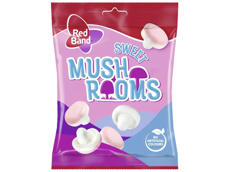 Red Band Kaubonbon Süsse Schaumpilze 140 g