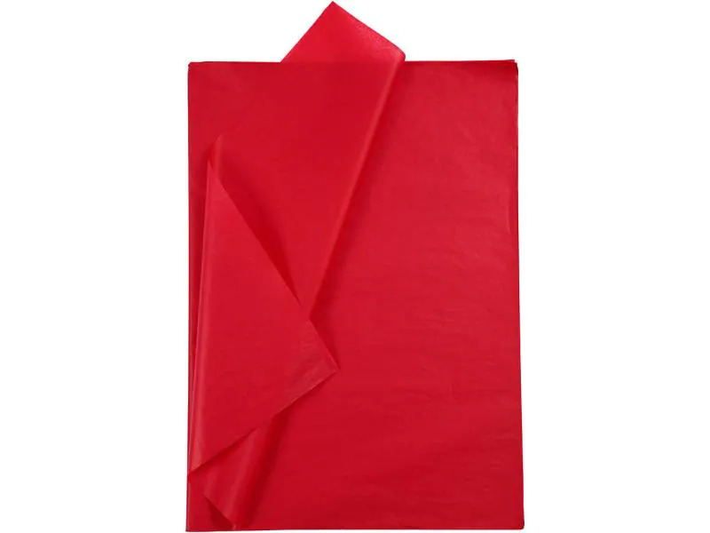 Creativ Company Seidenpapier 50 x 70 cm, 25 Blatt, Rot