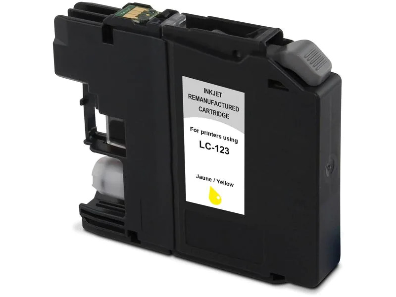 Generic Ink Tinte Brother LC123Y Yellow