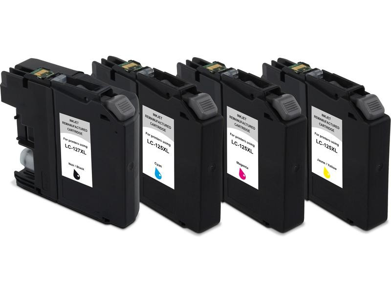 Generic Ink Tinte Brother LC127 XL Multipack Black/Cyan/Magenta/Yellow
