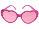Partydeco Partybrille Herz 14 x 6 x 13 cm, Rosa