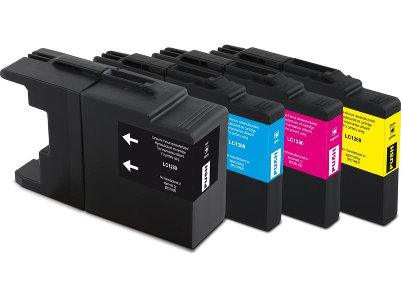 Generic Ink Tinte Brother LC1280 XL Multipack Black/Cyan/Magenta/Yellow