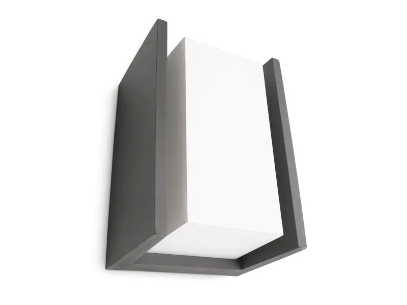 Philips Wandleuchte Bridge E27, 42W, Anthrazit