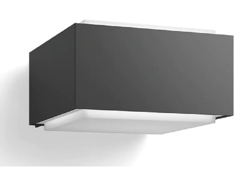 Philips myGarden Wandleuchte Hedgehog, Anthrazit, exkl. LM