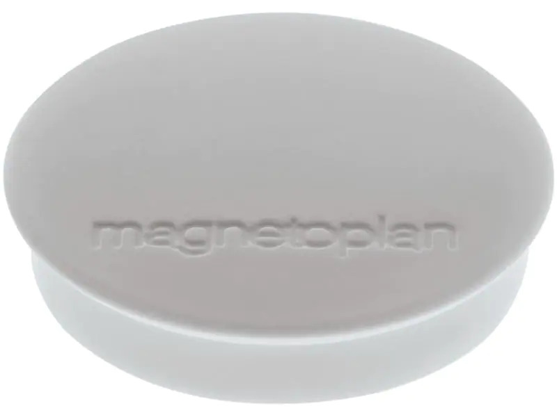 Magnetoplan Haftmagnet Discofix Ø 3 cm Weiss, 10 Stück