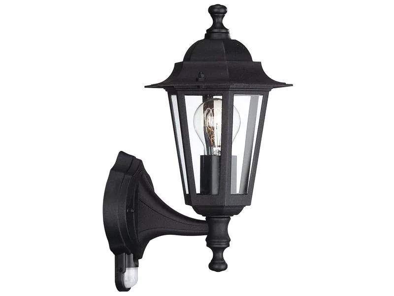 Philips Wandleuchte Peking, E27, 60 W, Schwarz