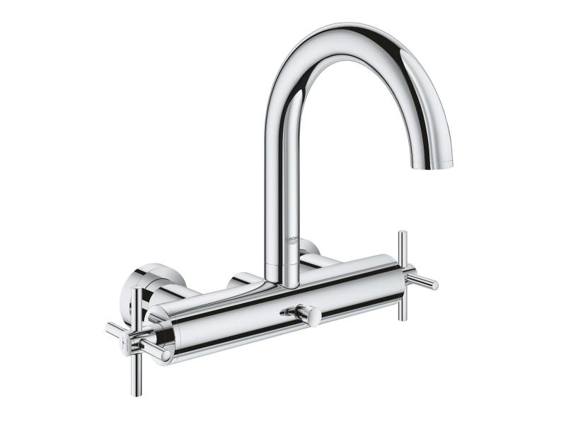 GROHE Badewannenarmatur Atrio Kreuzgriffe