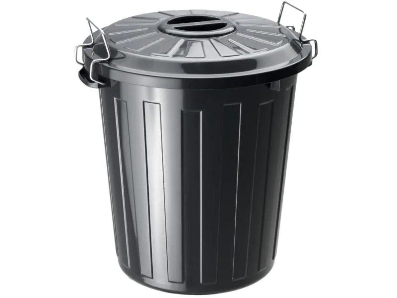 Rotho Komposteimer Universal 25 l, Schwarz