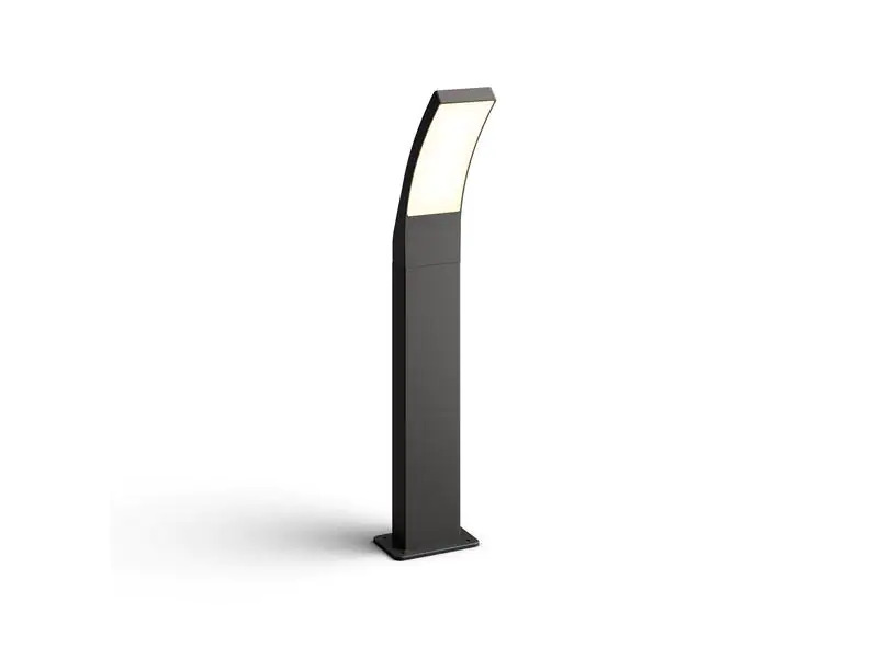 Philips Sockelleuchte Splay, 12 W, 1100 lm, 2700 K, 60 cm, Anthrazit