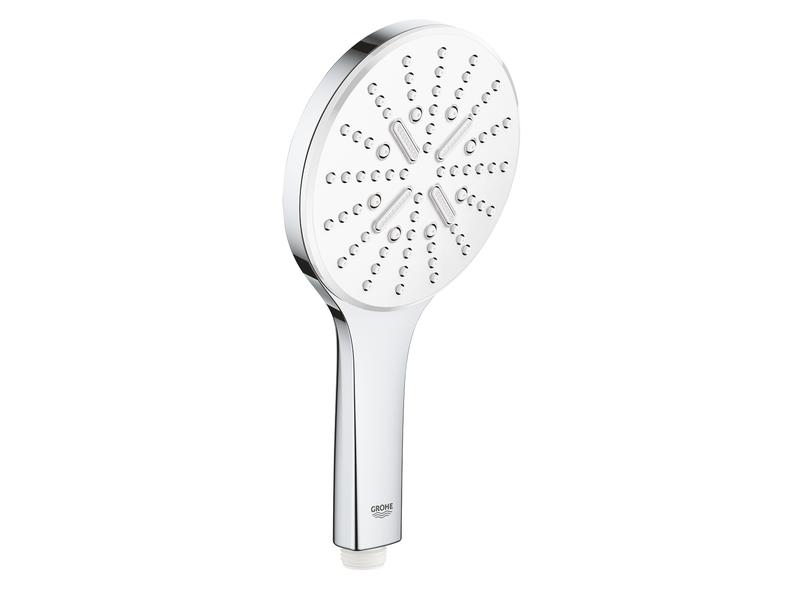 GROHE Handbrause Rainshower Smartactive 130 EcoJoy Moon White