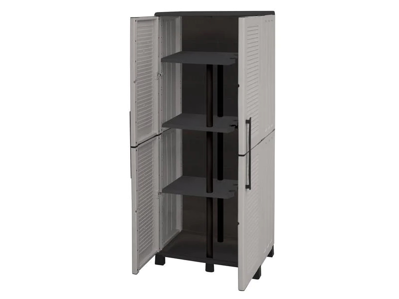 Art Plast Gartenschrank Family F70/PS, Hellgrau