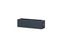 Herstera Pflanzentopf Metal Planter Balcony, Anthrazit