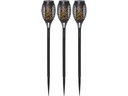 Star Trading Gartenlicht Solar Flame Mini, 3 Stück