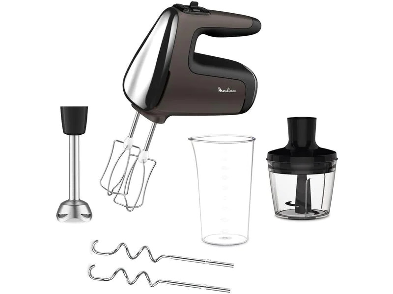 Moulinex Handmixer Powermix Silence Dunkelbraun