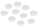 Franken Haftmagnet Ø 24 mm, 10 Stück, Weiss