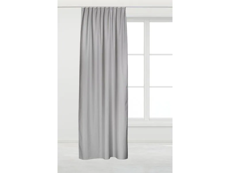 Casa Leon Verdunklungsvorhang mit Faltenband Dark 135 cmx245 cm,Taupe